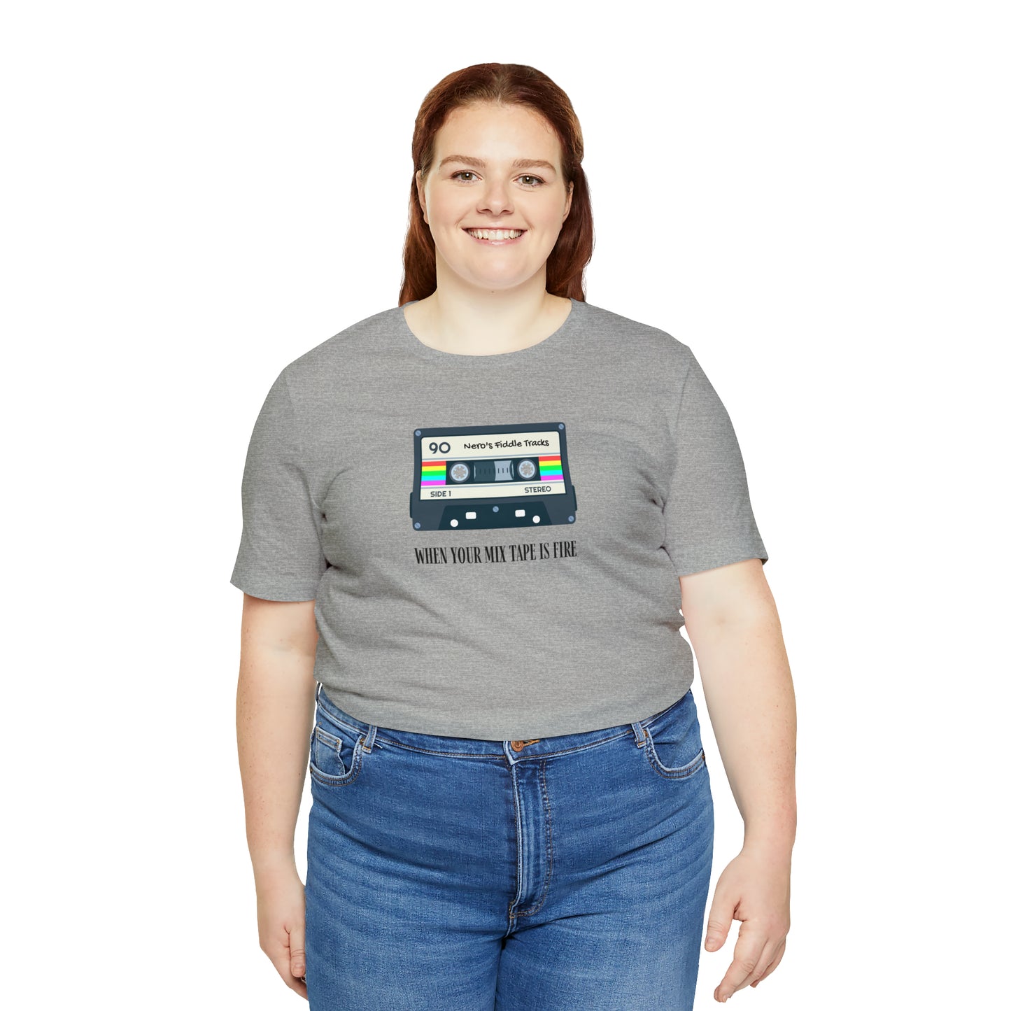 Emperor Nero "When Your Mix Tape is Fire" Ancient History Shirt