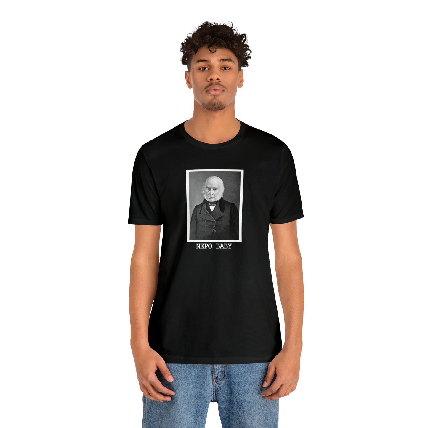 US History Humor Nepo Baby John Quincy Adams American History Shirt for Teachers