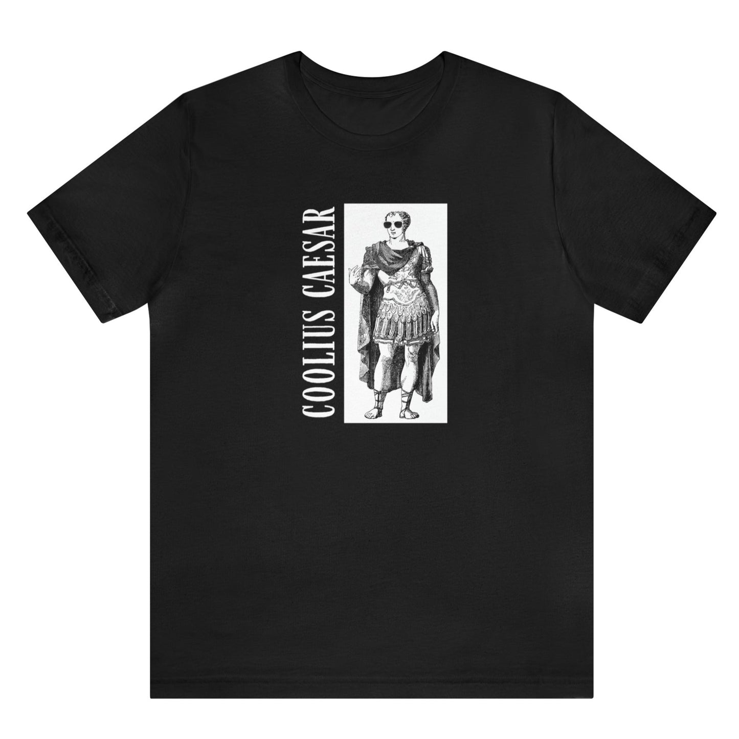 "Coolius Caesar" Funny Ancient History Black Shirt