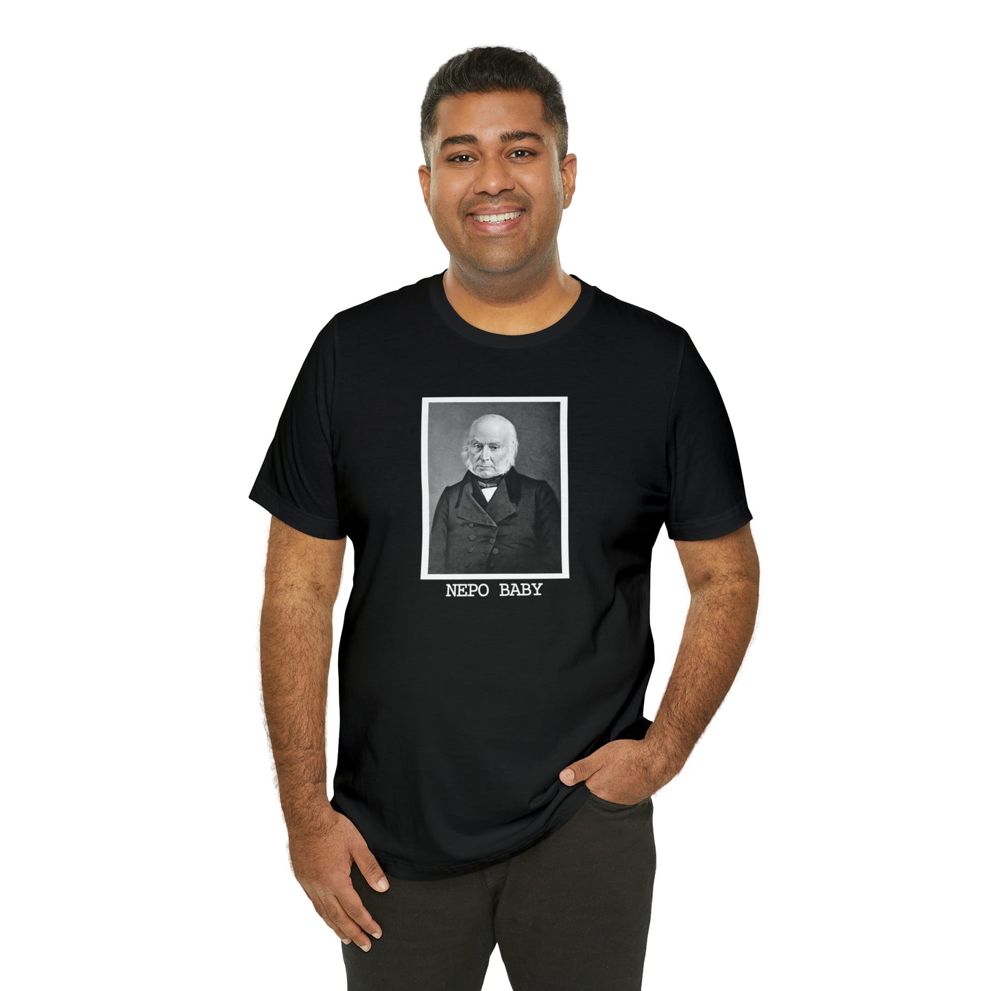 US History Humor Nepo Baby John Quincy Adams American History Shirt for Teachers