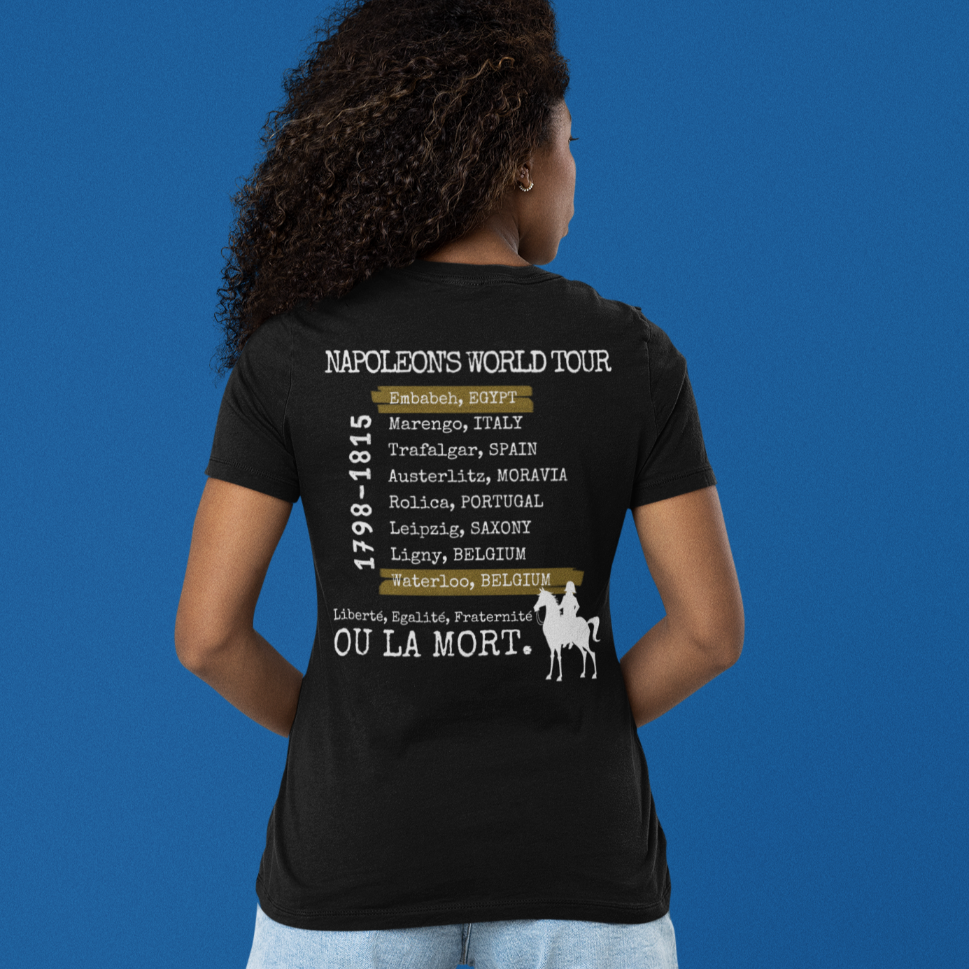 Napoleon World Tour Funny French European History Shirt