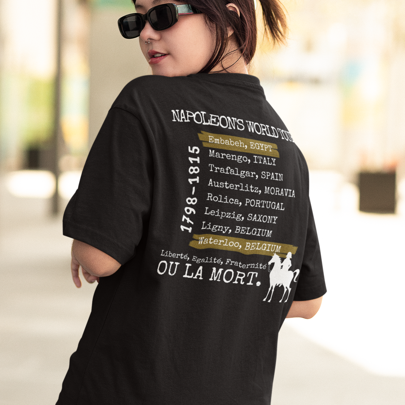 Napoleon World Tour Funny French European History Shirt