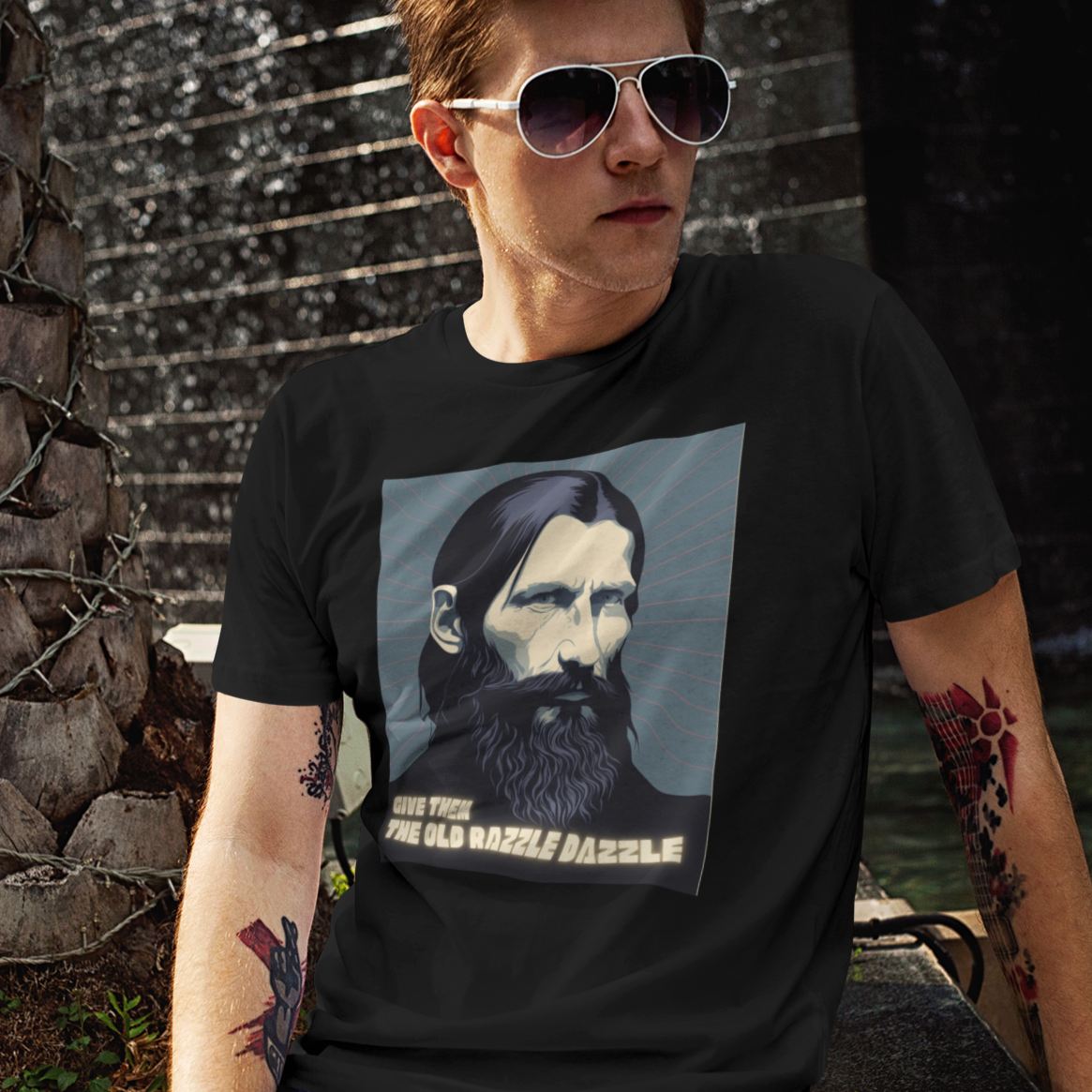 "Give Them the Old Razzle Dazzle" Rasputin Shirt