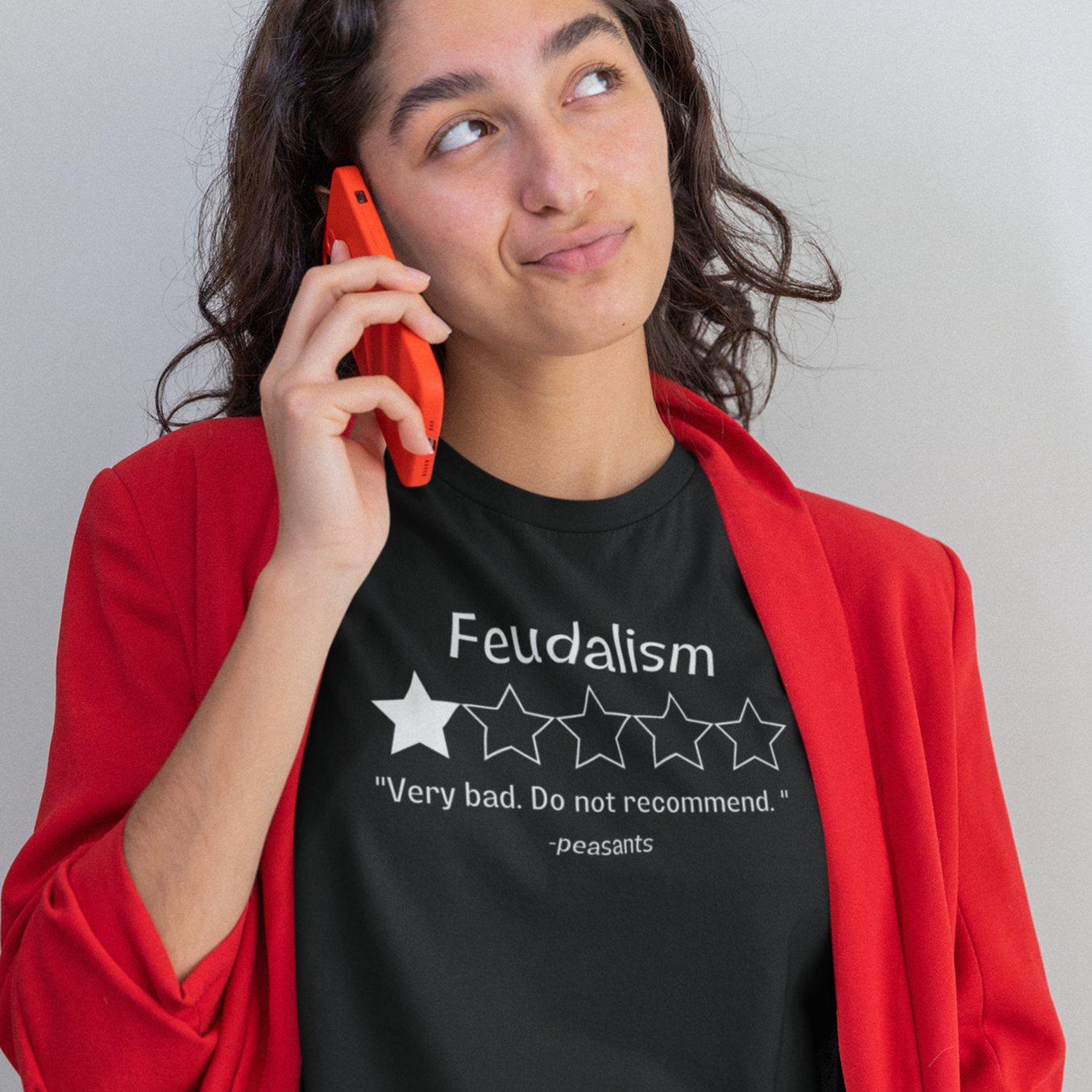 Feudalism Review World History Funny Shirt AP History Teacher