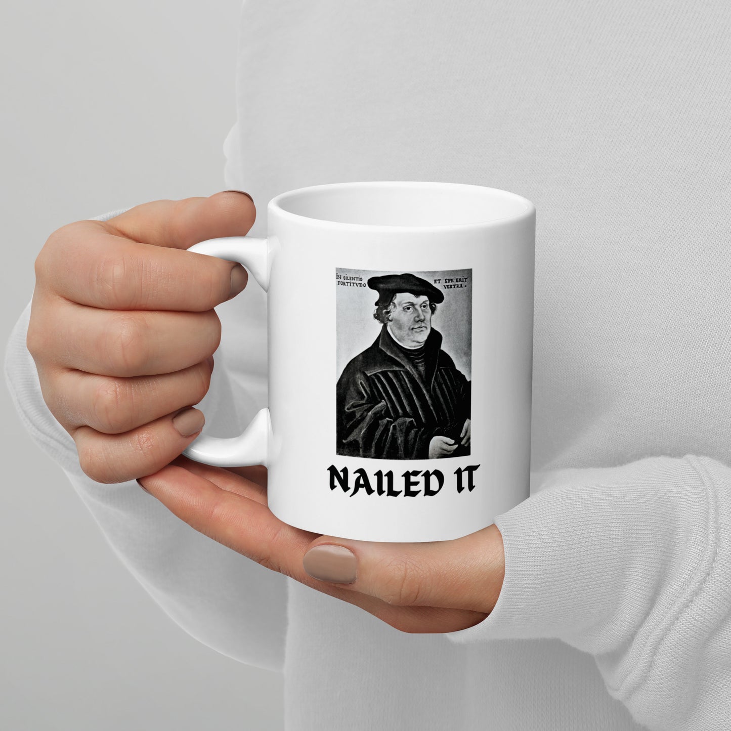 Nailed It Martin Luther Reformation History Mug