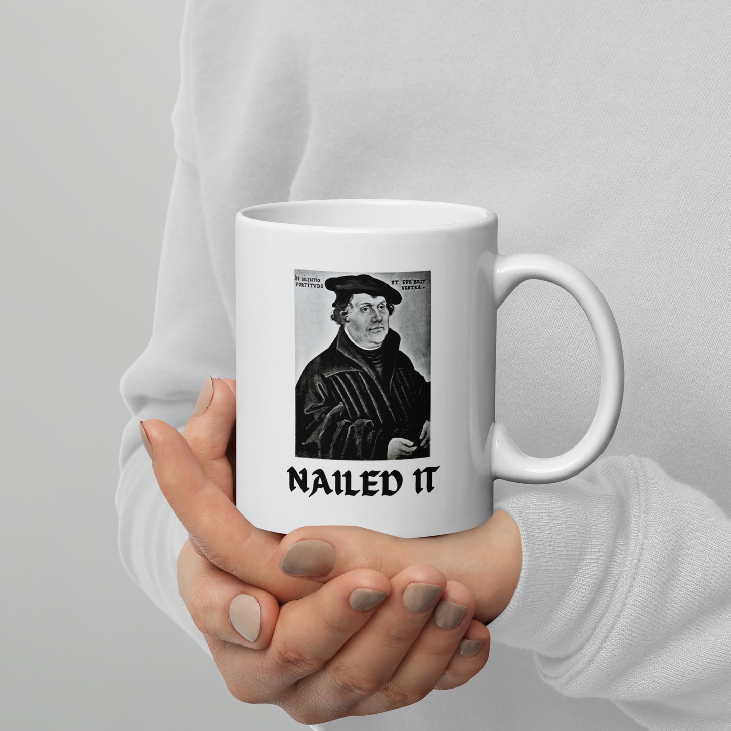 Nailed It Martin Luther Reformation History Mug
