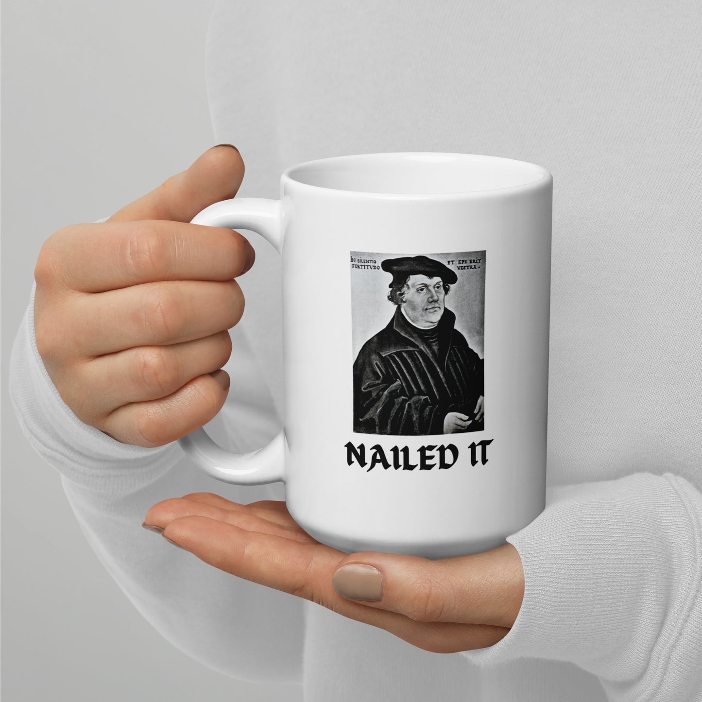 Nailed It Martin Luther Reformation History Mug