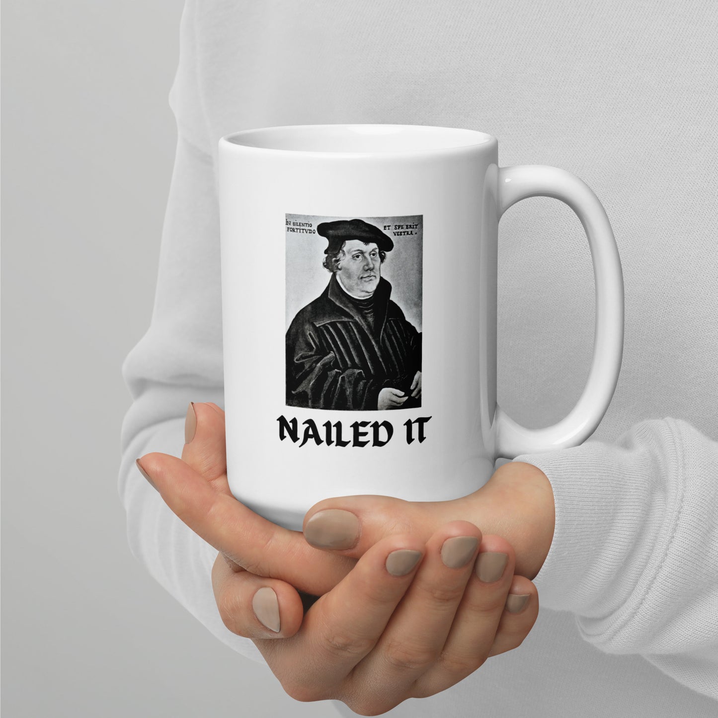 Nailed It Martin Luther Reformation History Mug