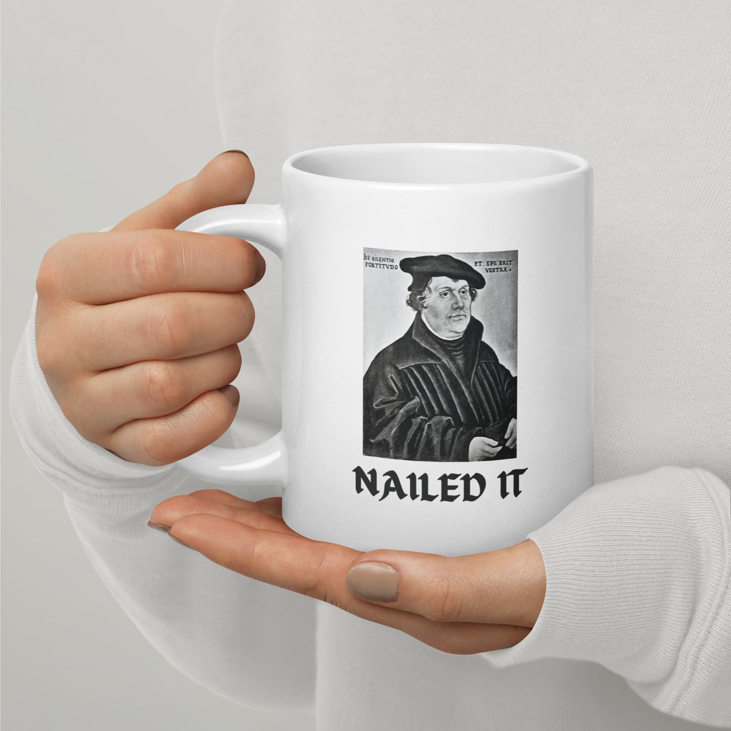 Nailed It Martin Luther Reformation History Mug