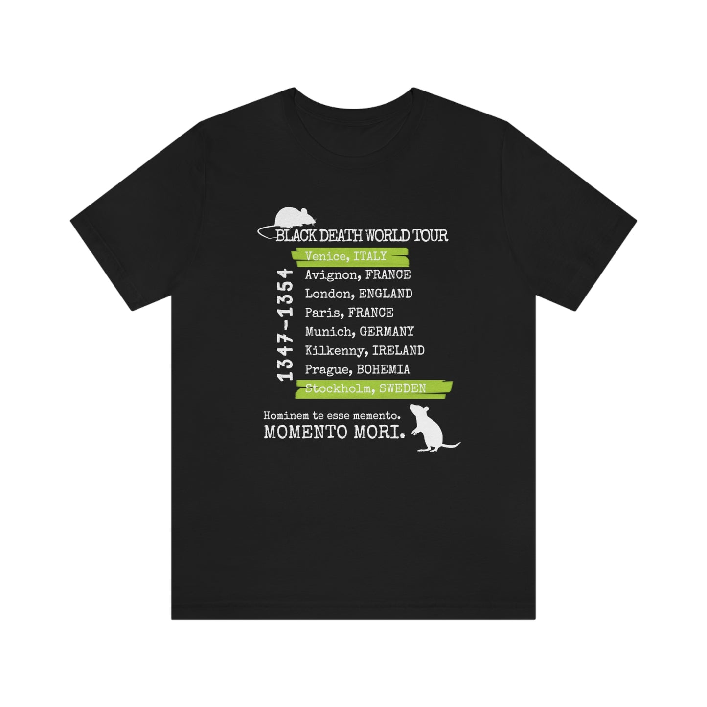 "Black Death World Tour" Medieval History Shirt