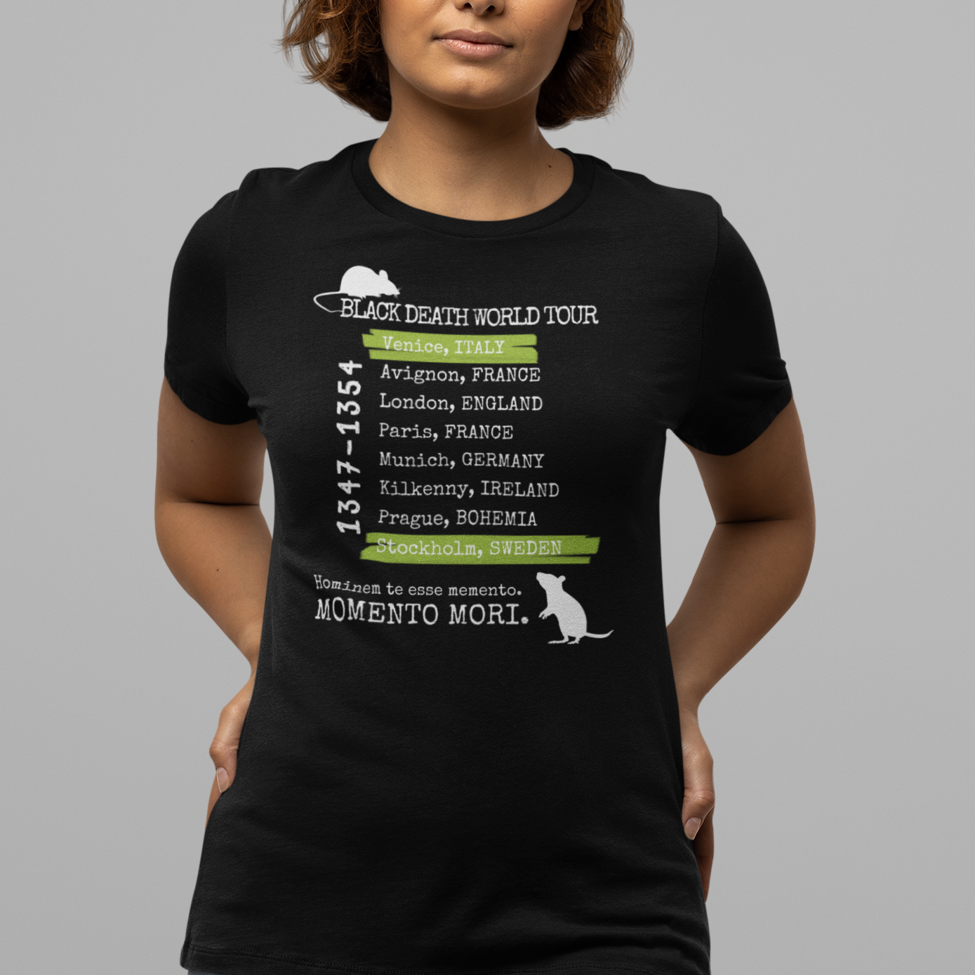 "Black Death World Tour" Medieval History Shirt