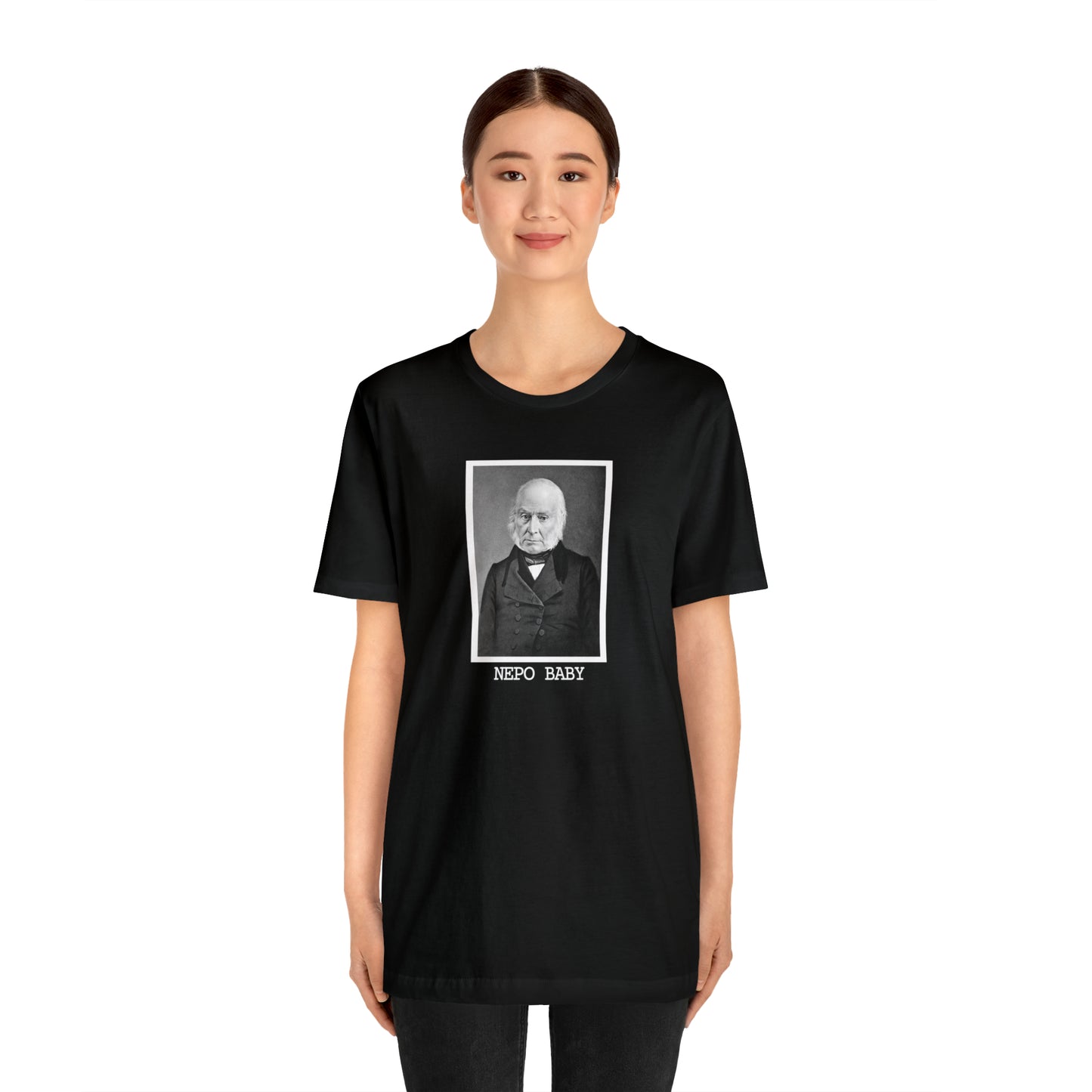 US History Humor Nepo Baby John Quincy Adams American History Shirt for Teachers