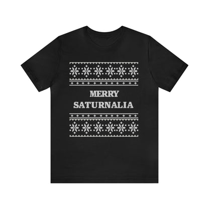 Saturnalia Roman History Ugly Christmas Sweater Holiday Shirt Knit Style