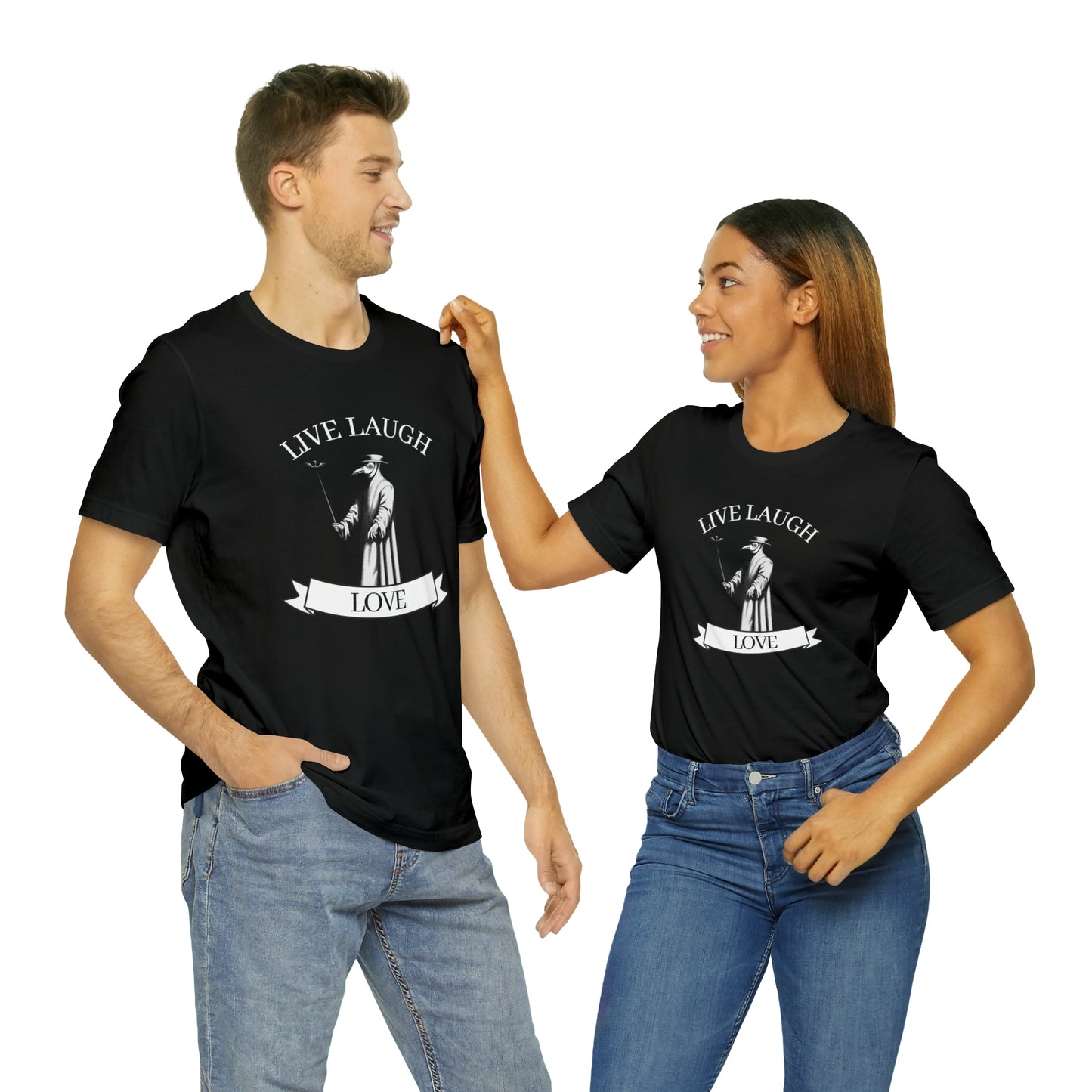 Plague Doctor Live Laugh Love Medieval Funny Dark Ages History Shirt