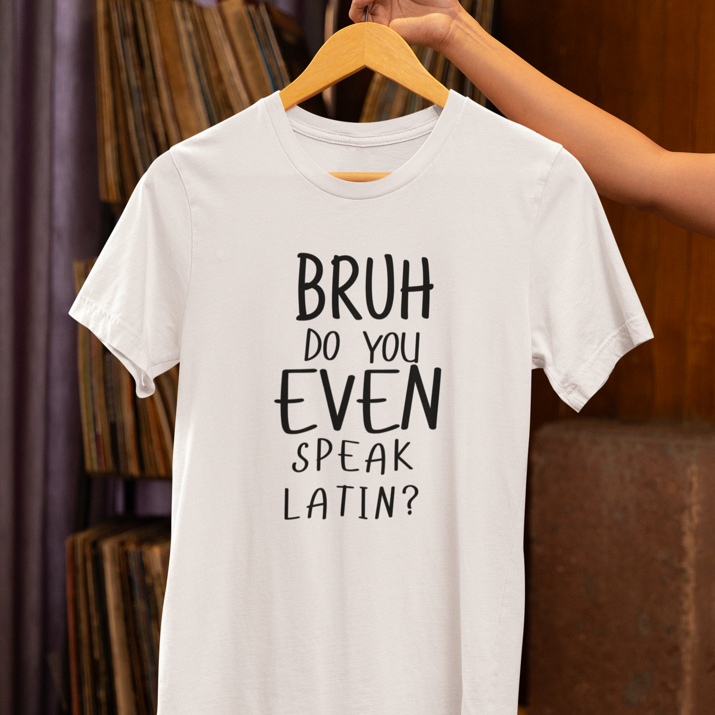 "Bruh, do you even speak Latin?" Ancient Latin Shirt