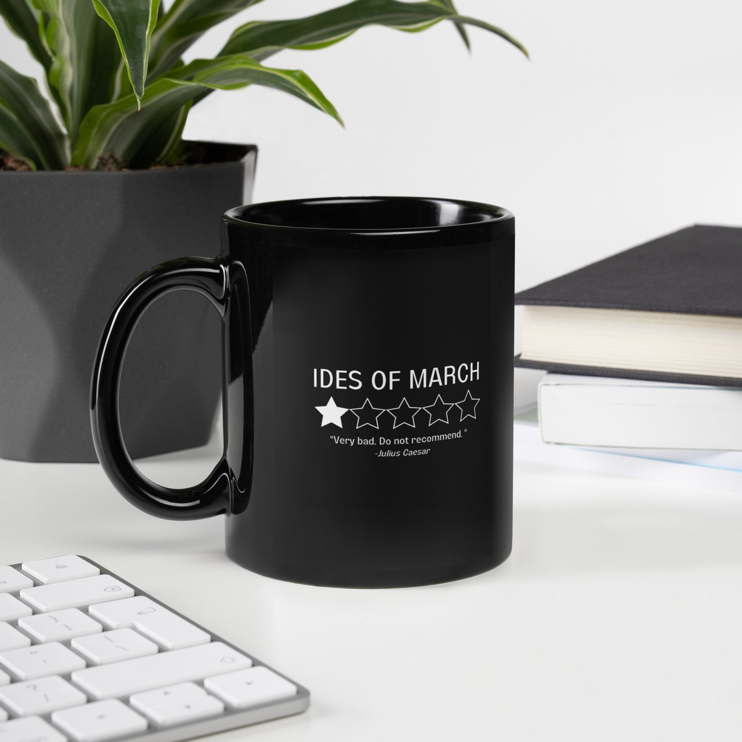 Ides of March Review Julius Caesar Mug