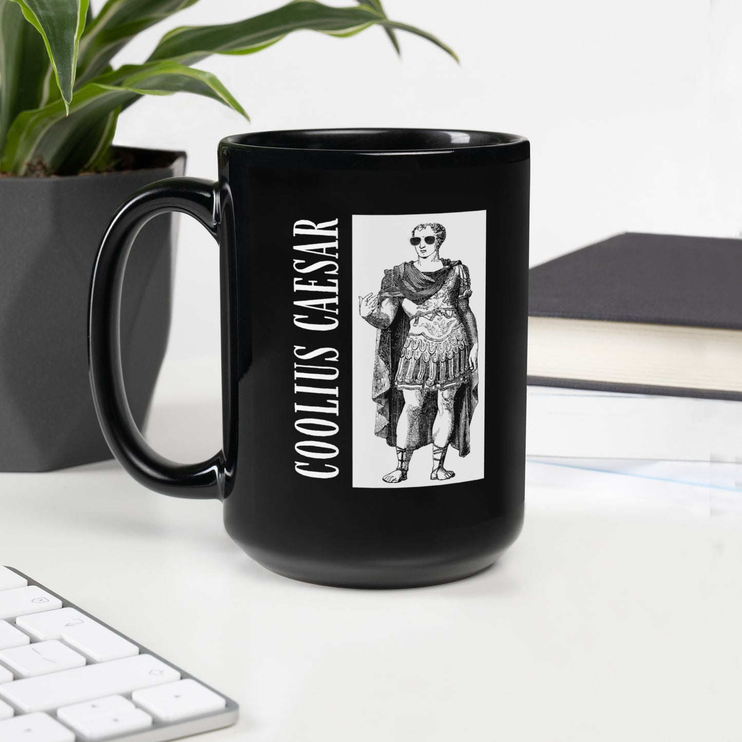 Coolius Caesar Funny Ancient History Julius Caesar Shirt Black Mug Roman History Gift