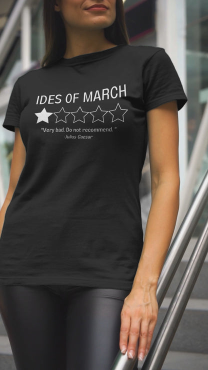 "Ides of March Review" Julius Caesar Shirt