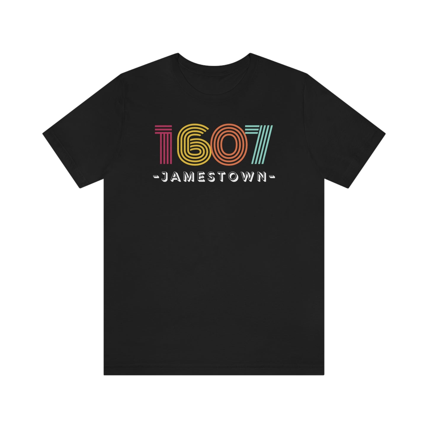 Jamestown 1607 Retro Vibes US History Teacher Shirt