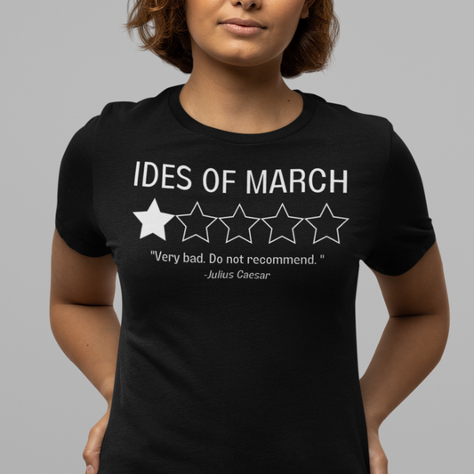 "Ides of March Review" Julius Caesar Shirt